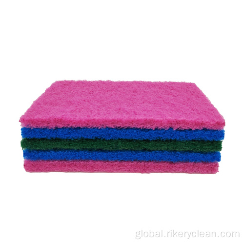 Green Scrub Pad Non-Scratch Scouring Pad For Kitchen and Dish Cleaning Supplier